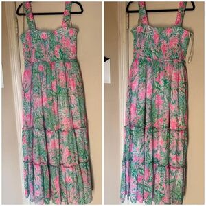 XL Lilly Pulitzer Hadly Smocked Dress